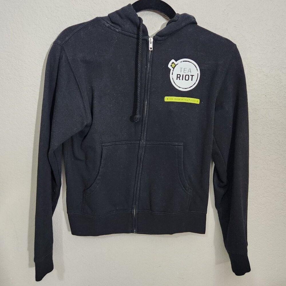 Independent Trading Company Full-Zip Hoodie XS Tea Riot Black